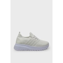 Kanuga Kadın File Spor Ayakkabı Beyaz HKK1012