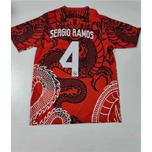 R.e.a.l M.a.d.r.i.d 2023/24 Yeni Sezon Sergio Ramos Özel Konsept Forması (Red)