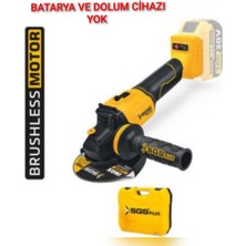 Sgs 5510 Solo Profesyonel 115MM 20 Volt Kömürsüz Motor Avuç Taşlama Makinası