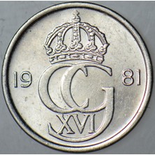 Banknoting Isveç 10 Öre 1981.
