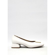 Kanuga Kadın Topuklu Ayakkabı Beyaz BB2022-11