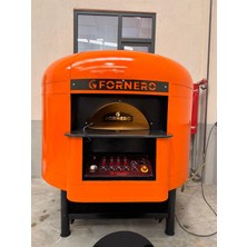 Fornero Portatif Döner Taş Tabanlı Pizza Fırını