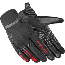 Vexo Aero Plus Yazlık Motosiklet Eidiveni Siyah-Kırmızı
