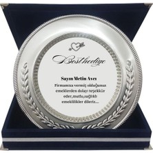 Best Hediye Başak Lı Ödül Tabağı 25 CM+28X28 cm Kutusuyla