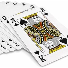 MarkEntegra 2'li Yıkanabilir Plastik Oyun Kağıdı Seti, Profesyonel Iskambil Kartları