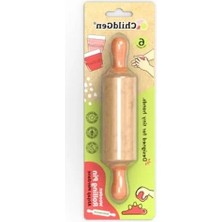 MarkEntegra Doğal Ahşap Pastel Renkli Merdane