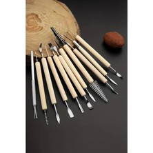 MarkEntegra 11 Parça Seramik Kil Modelleme Seti, Ahşap Oyma Araçları