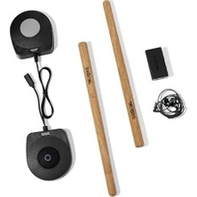 MarkEntegra Elektronik Davul Seti - Hava Davul Çubukları ile Taşınabilir Tasarım