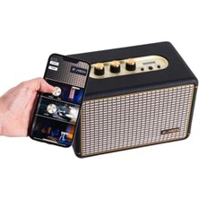 MarkEntegra Siyah Elektro Gitar Amplifikatörü, Modern Tasarım