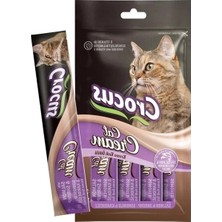 MarkEntegra 4X15G Somonlu ve Karidesli Krema Kedi Ödülü - Lezzetli Ikram