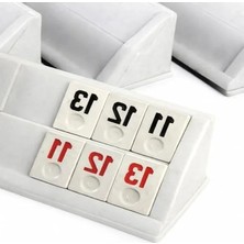 MarkEntegra Büyük Boy Melamin Taşlı Okey Seti, Antibakteriyel Taşlar