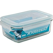 MarkEntegra 695 ml Kapasiteli Dikdörtgen Cam Saklama Kabı, Pratik Kullanım