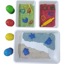 MarkEntegra 25 Parça Kinetik Kum Havuzu Oyun Seti, Eğlenceli ve Yaratıcı Oyun Deneyimi