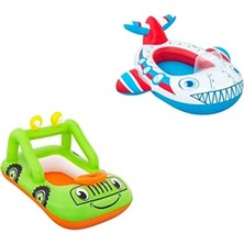 MarkEntegra Şişme Bebek Botu, Eğlenceli Su Oyunları Için Güvenli Tasarım