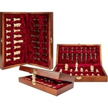 MarkEntegra Kadifeli Dekoratif Satranç Takımı, Şık ve Eğlenceli Tasarım