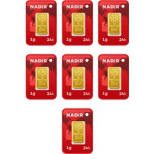 Nadir Gold 24 Ayar 7 Gram Külçe Altın