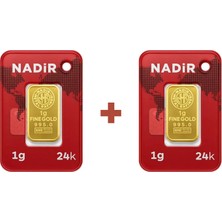Nadir Gold 24 Ayar 2 Gram Külçe Altın (2 Adet 1 Gram Külçe Altın )