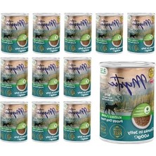MarkEntegra Yavru Köpekler Için Kuzulu ve Jöleli Konserve Mama 400 gr 12 Adet