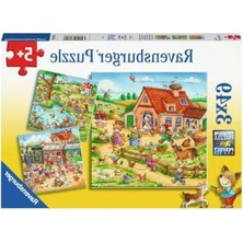 MarkEntegra Köyde Tatil Temalı 3X49 Parçalı Yapboz Seti