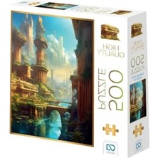 MarkEntegra 500 Parça Uzaktaki Şehir Temalı Puzzle, 2,2mm Kalınlığı ve 33X48CM Boyutuyla
