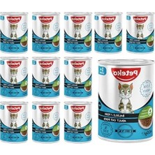 MarkEntegra Yetişkin Kedi Balıklı ve Jöleli Konserve Mama 400 gr x 12 Adet