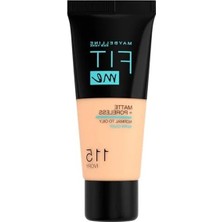 MarkEntegra Maybelline New York Fit Me Matte+Poreless Fondöten - 115 Ivory (30 Ml)