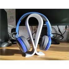 MarkEntegra Dekoratif Masaüstü Kulaklık Standı, Beyaz Renk