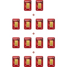Nadir Gold 24 Ayar 14 Gram Külçe Altın (14 Adet 1 Gram Külçe Altın )