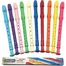 MarkEntegra Kırmızı Renkli Soprano Blok Flüt, Yeni Başlayanlar Için