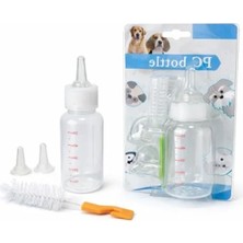 MarkEntegra Yavru Kedi ve Köpek Biberonu 50 Ml, Süt ve Mama Besleme Seti