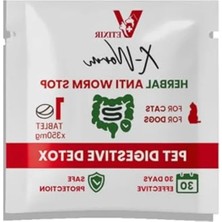 MarkEntegra X-Worm Bitkisel Iç Parazit Tableti, Kedi ve Köpekler Için