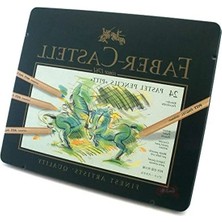 MarkEntegra Faber-Castell - Colour Pencil Pitt Pastel Tin Of 24 (112124)