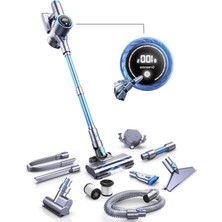 MarkEntegra 33KPA Güçlü Akülü Elektrikli Süpürge, 10 Aksesuar ile 40 Dakika Çalışma Süresi