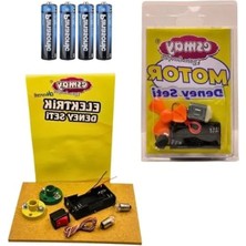 MarkEntegra Motor ve Elektrik Deney Seti, 4 Adet Pil Hediyeli Eğlence