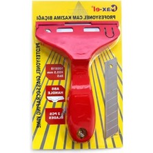 MarkEntegra Cam Kazıma Bıçağı, Sk5 Çelik Keskin Uç, 100X18 mm