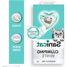 MarkEntegra 8 Litrelik Kokusuz Beyaz Topaklanan Kedi Kumu, Etkili Kontrol
