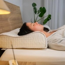 MarkEntegra Boyun Destekli Ortopedik Visko Yastık, 60X40X14-12 cm