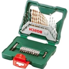 MarkEntegra 30 Parça Titanyum Aksesuar Seti, Matkap ve Vidalama Uçları ile Geniş Kullanım