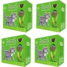MarkEntegra Mısır Koçanı Granülü Topaklanan Doğal Kedi Kumu, 8 Lt x 4 Adet