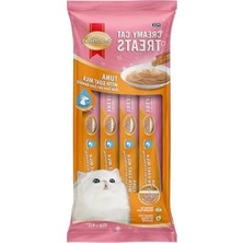 MarkEntegra Tuna ile Keçi Sütü Kedi Ödülü, 4X15 gr Lezzetli Atıştırmalık