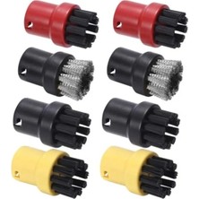 MarkEntegra Buharlı Temizleyiciler Için 8 Parçalı Fırça Seti, Derin Temizlik