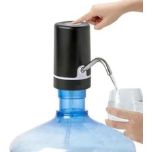 MarkEntegra Şarjlı Çift Motorlu Damacana Su Pompası, Siyah Renk