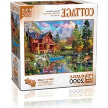 MarkEntegra 2000 Parça Puzzle, Mountain Retreat Teması ile Eğlenceli Zaman