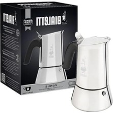 MarkEntegra Ocak Üstü Espresso Pişirici, 6 Fincan Kapasite ile Paslanmaz Çelik Tasarım