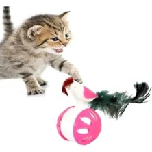 MarkEntegra Tekerlekli Kedi Oyuncağı, 1 Adet Pembe Renk