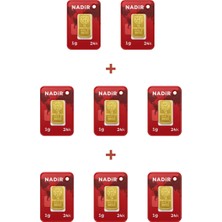Nadir Gold 24 Ayar 8 Gram Külçe Altın (8 Adet 1 Gram Külçe Altın )