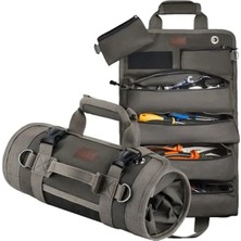 MarkEntegra Kanvas Rulo Takım Çantası, Ağır Hizmet Tipi ve Katlanabilir Tasarım