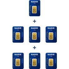 Nadir Gold 24 Ayar 17,5 Gram Külçe Altın (7 Adet 2,5 Gram Külçe Altın )