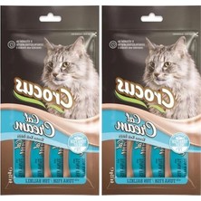 MarkEntegra 4X15G Ton Balıklı Krema Kedi Ödülü - Iki Paket
