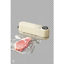 MarkEntegra 1200 Mah Bataryalı Şarjlı Vakum Mühürleyici, Gıda Şişirme Özelliği ile Pratik